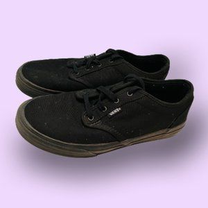 Kid's Black Low Top VANS